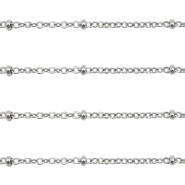 Roestvrij stalen (RVS) stainless steel onderdelen jasseron 1.4mm Zilver