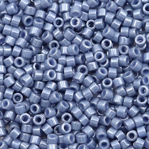 Miyuki kralen delica's 11/0 Opaque luster blueberry blue