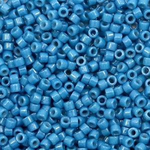 Miyuki kralen delica's 11/0 Duracoat opaque dyed juniper berry blue