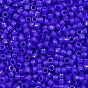 Miyuki kralen delica's 11/0 Opaque cobalt blauw