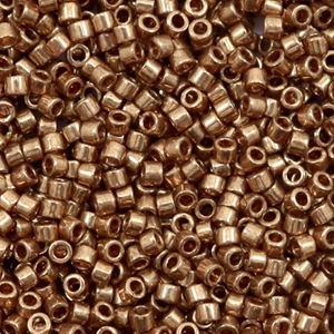 Miyuki kralen delica's 11/0 Metallic light bronze