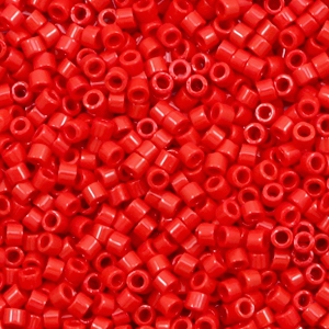 Miyuki kralen delica's 11/0 Opaque red