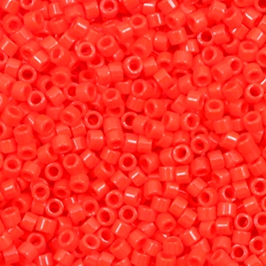 Miyuki kralen delica's 11/0 Opaque vermillion red