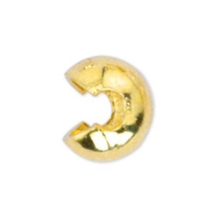Beadalon knijpkraal verbergers 4mm Goud