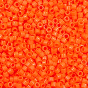 Miyuki kralen delica's 11/0 Opaque orange DB-722