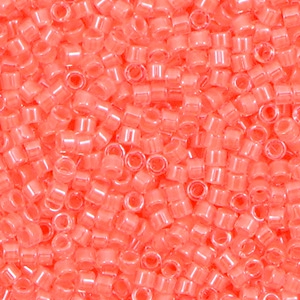 Miyuki kralen delica's 11/0 Luminous flamingo pink DB-2034