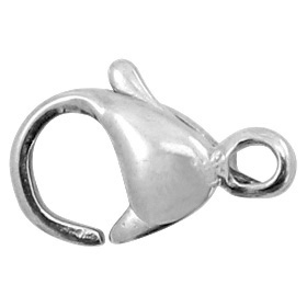 Roestvrij stalen (RVS) Stainless steel onderdelen karabijnslot 9mm Antiek zilver