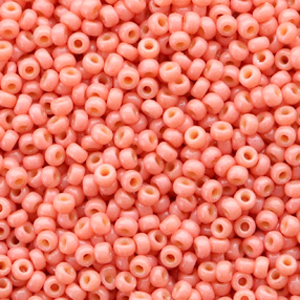 Miyuki rocailles 11/0 Duracoat opaque light watermelon pink 11-4464