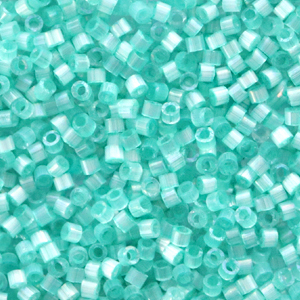 Miyuki kralen delica's 11/0 Silk satin dyed aqua green DB-1812