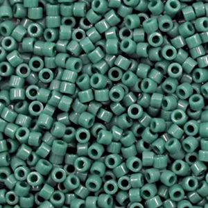 Miyuki kralen delica's 11/0 Duracoat opaque dyed forest green DB-2358