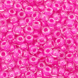 Miyuki rocailles 8/0 Luminous pink lila 8-4302