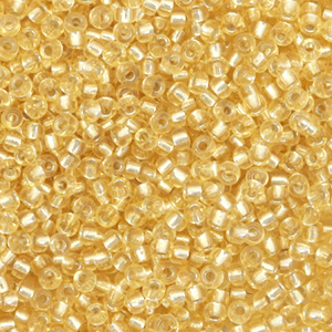 Miyuki rocailles 11/0 Silverlined light gold 11-2