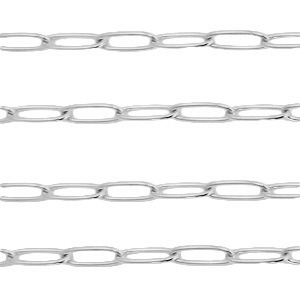 Roestvrij stalen (RVS) Stainless steel onderdelen jasseron schakel Zilver