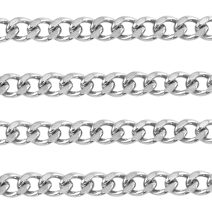 Roestvrij stalen (RVS) Stainless steel onderdelen jasseron gourmet schakel Zilver