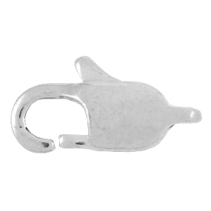 Roestvrij stalen (RVS) Stainless steel onderdelen karabijnslot 11mm Zilver