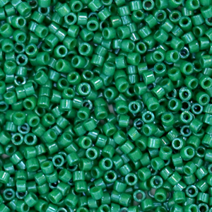 Miyuki kralen delica's 11/0 Opaque dyed green DB-656