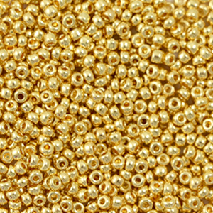 Miyuki rocailles 11/0 24kt gold plated 11-191