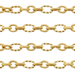 Roestvrij stalen (RVS) Stainless steel onderdelen jasseron ankerketting Goud
