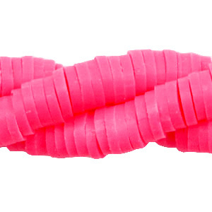 Katsuki kralen 4mm Neon pink
