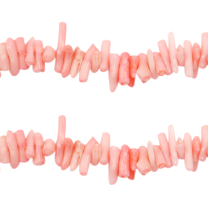 Ocean bamboo kralen Pink