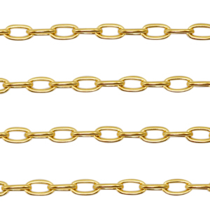 Roestvrij stalen (RVS) Stainless steel onderdelen jasseron ankerketting Goud