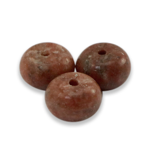 Natuursteen kralen graniet rondellen 8x5mm Burgundy red
