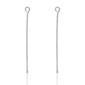 Roestvrij stalen (RVS) Stainless steel onderdelen kettelstiften 50mm Zilver