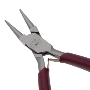 Beadsmith rondbek tang Rood-zilver