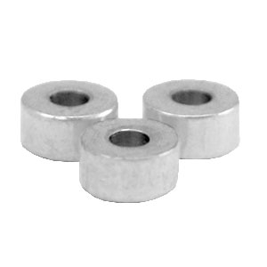 Roestvrij stalen (RVS) Stainless steel kralen disc 4mm Zilver