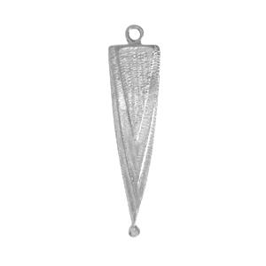 Bedels DQ metaal triangle Antiek zilver (nikkelvrij)