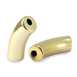 Acryl kralen tube Gold