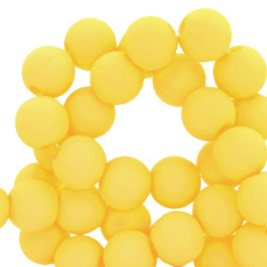 4 mm acryl kralen Blazing yellow