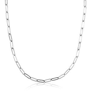 Roestvrij stalen (RVS) Stainless steel schakelkettingen Silver