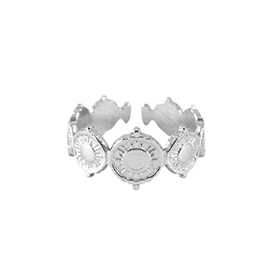 Roestvrij stalen (RVS) Stainless steel ringen Silver