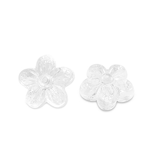 Acryl kralen bloem Transparent