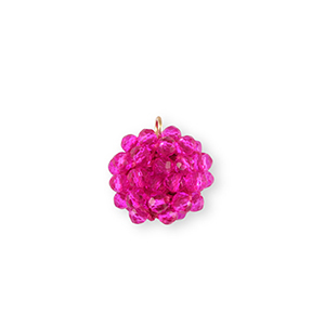 Top facet hangers tussenstuk 16mm Fuchsia
