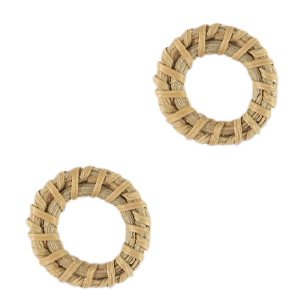 Rotan hanger 24mm Natural beige