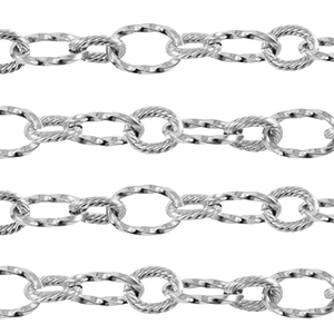 Roestvrij stalen (RVS) Stainless steel onderdelen jasseron ankerketting Silver