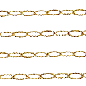 Roestvrij stalen (RVS) Stainless steel onderdelen jasseron ankerketting Gold