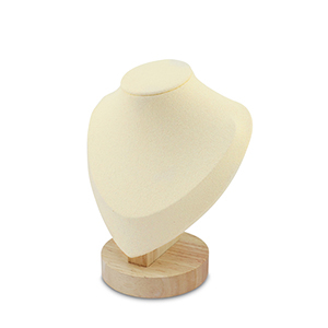 Sieraad display buste voor kettingen Natural-beige