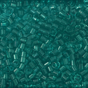 Miyuki kralen delica's 15/0 Transparent Caribbean teal DBS1108