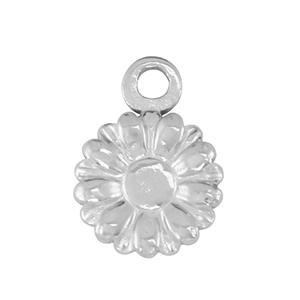 Roestvrij stalen (RVS) Stainless steel bedel bloem Silver