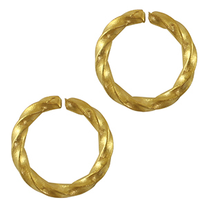 Roestvrij stalen (RVS) stainless steel onderdelen buigring Gold