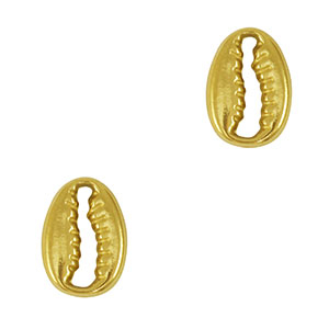 Roestvrij stalen (RVS) Stainless steel bedel tussenstuk kauri Gold