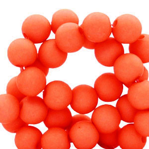 4 mm acryl kralen Red