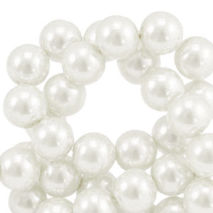 Glasparels 4mm White