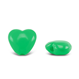 Acryl kralen hart Green