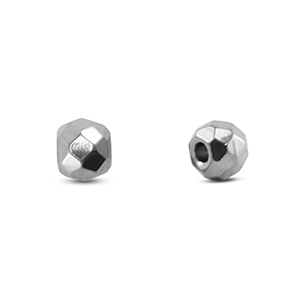 Roestvrij stalen (RVS) stainless steel kralen Silver
