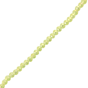 Top Facet kralen 4x3mm disc Light green