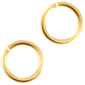 DQ metaal buigring 5mm Goud (nikkelvrij)